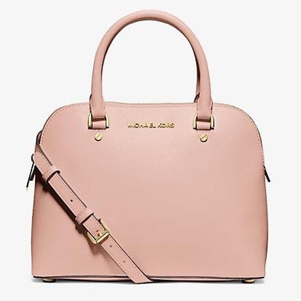 *SOLD* Michael Kors Cindy Medium Dome Satchel in Powder Pink